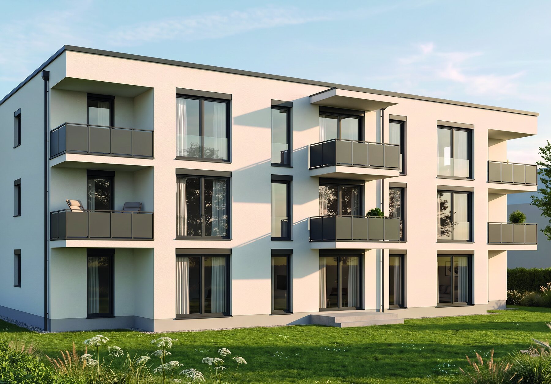 HAUS STRATA – dreigeschossiges Mehrfamilienhaus aus dem 3D-Betondrucker